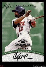 1997 Donruss Signature Series Millennium Chuck Knoblauch AUTO 774/900