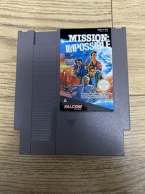 Mission Impossible Nintendo Nes Palcom Manual Retro PAL 1990 y Protector