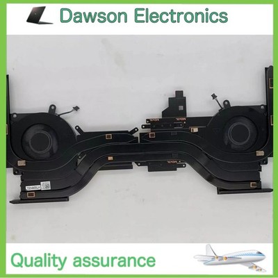 New For Dell Alienware X17 R2 CPU Graphics Heatsink With Fan YV8VF 0YV8VF