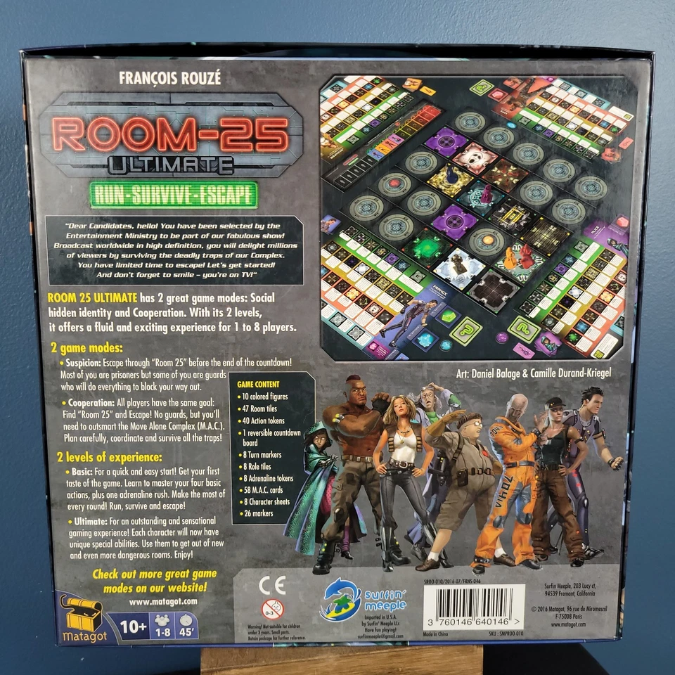 Room 25 Ultimate Board Game by Matagot 2016 Escape Room COMPLETE - Image 3 of 4