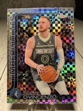 DONTE DiVINCENZO | 2025-26 Topps Chrome X-Fractor #145 Minnesota Timberwolves 🔥