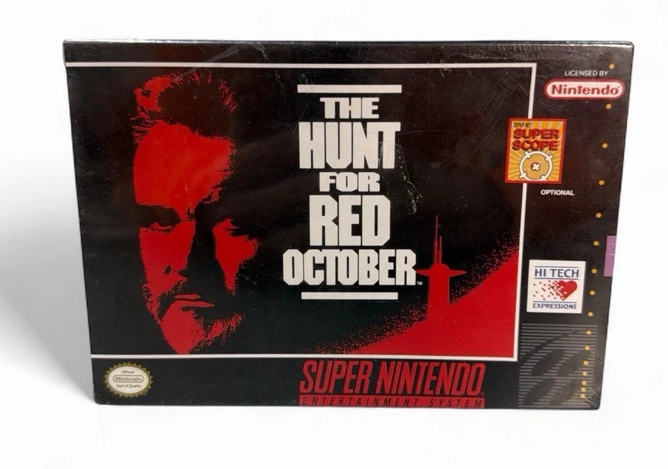 The Hunt for Red October Super NES Nintendo SNES Sean Connery WATA PSA VGA CGC - Image 3 of 4