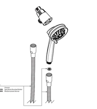 Moen 26000 Attract 6 Function 3.5" Handheld Showerhead w Magnetic System Chrome