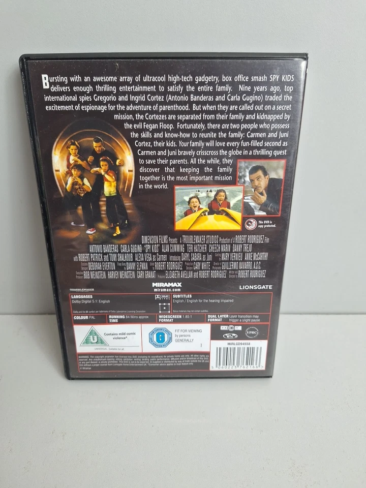 Spy Kids Dvd 4  Dvds bundle  - Image 3 of 4