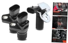 3-PC Engine Camshaft Crankshaft Position Sensor Compatible with Dodge Ram