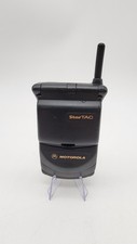 Vintage Motorola StarTAC Alltel Flip Cell Phone Black Antenna Parts Repair Retro