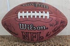 1993 NFL Draft Autographs Signed Wilson Football *Teague, Roaf, Mirer, Kennedy +
