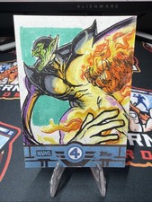 2026 Topps Finest Fantastic Four Super Skrull Sketch 1/1