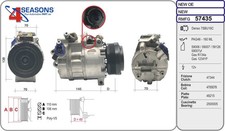 AHE 57435 Klimaanlage Klimakompressor für BMW 5 Limousine (E39) 3 Limousine