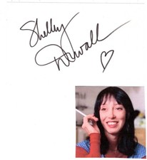 Shelley Duvall signed in person card!  The Shining!