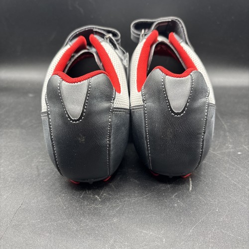 Venzo Bicycle Men's Black & Gray Road Cycling Riding Shoes 3 Straps Size 12 - Picture 4 of 9