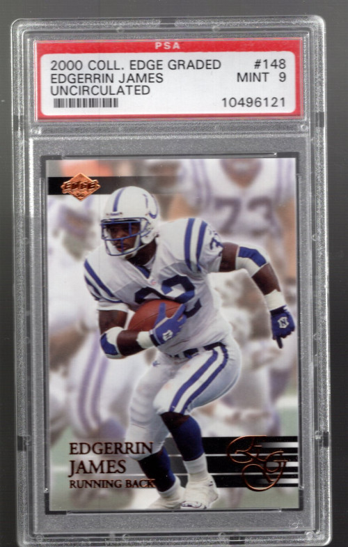 2000 Collector's Edge EG Uncirculated #148 Edgerrin James /5000 - PSA Mint (9)