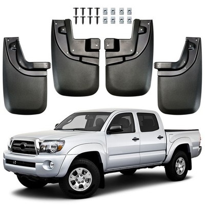 4x Front Rear Mud Flaps Splash Guards Mudflaps for Toyota Tacoma 2GEN 2005-2015
