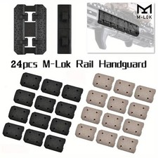 M-Lok Rail Cover Low Profile SNAP-IN Slot Panel Covers for MLOK System 24PCS