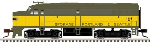 Locomotora Atlas 40005051 N Burlington Northern ex-SP&S Silver Series FA-1 #4112 | Condition: New