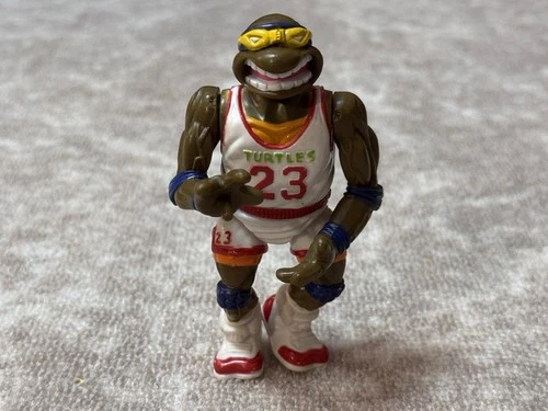 RARE Slam Dunkin Don White Jersey TMNT figure vintage 1991
