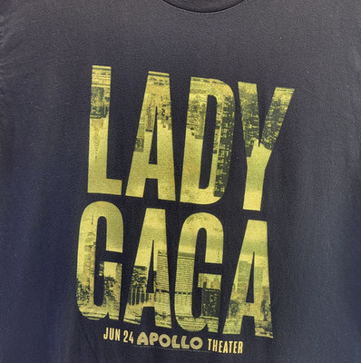Lady Gaga Apollo Theater NYC 6/24/19 Invitation Only Concert L T-shirt New York