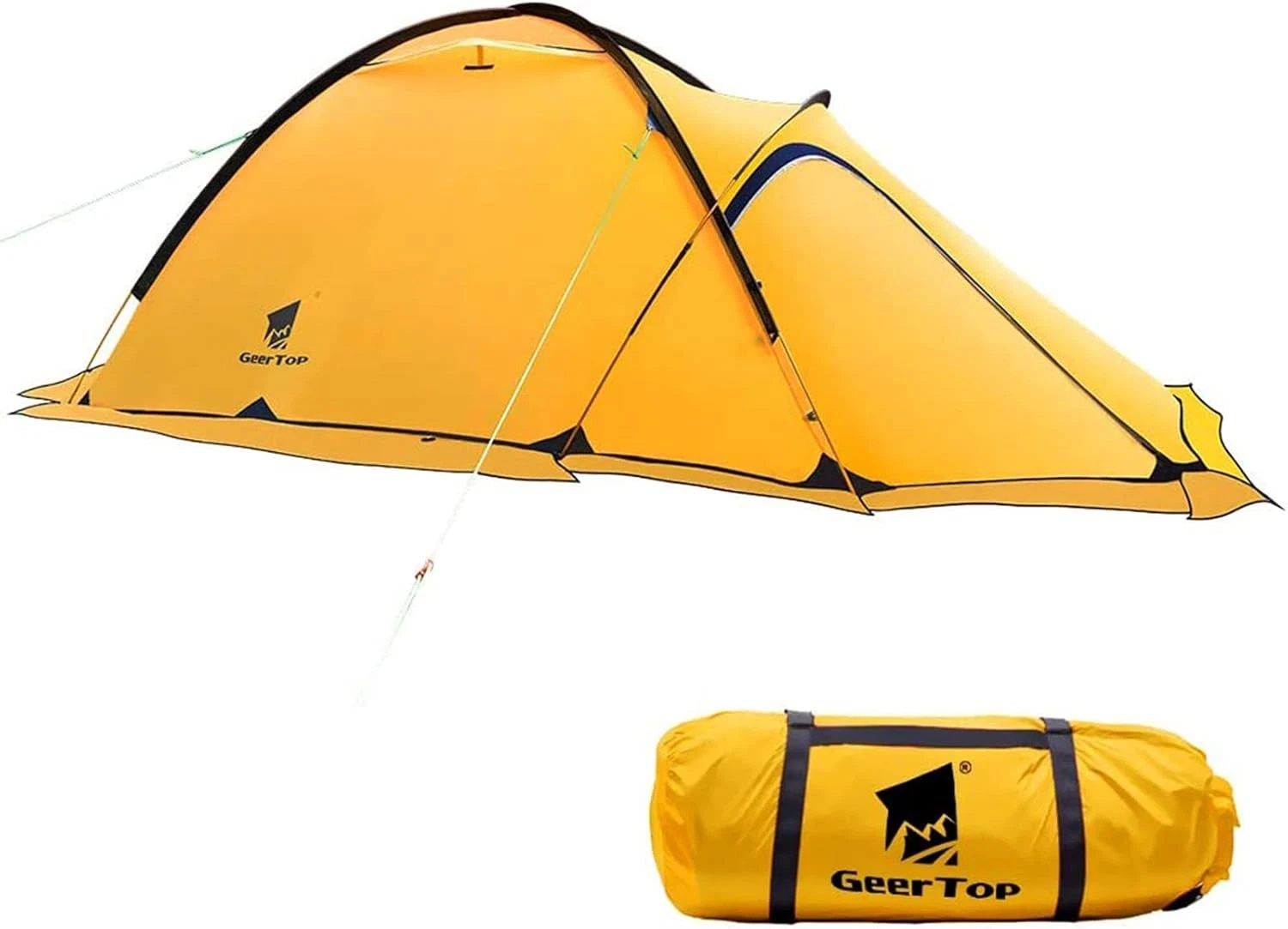 4 Season Backpacking Tent 2 Person Waterproof Easy Set Up
