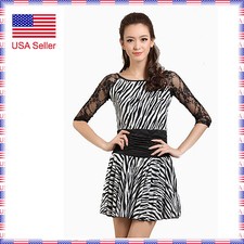 SGD15zb New Women Ballroom Latin Rhythm Salsa Swing Dance Dress