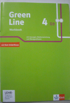 Green Line 4 Workbook G9  mit Lösungen  und CD Lehrerausgabe    Klett