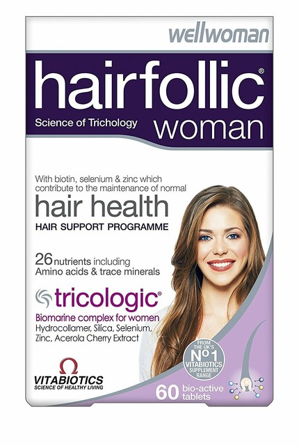 Vitabiotics Hairfolic Wellwoman Tricologic 60 Tabs For Sale Online Ebay