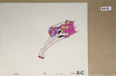 Beetlejuice Original Production Drawing And Cel 53-12 Used Cond.