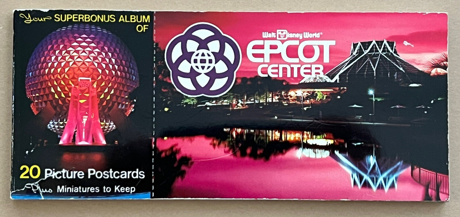 EPCOT 20-Picture Super Bonus Album Postcards • WDW • [0087] • Vintage ...