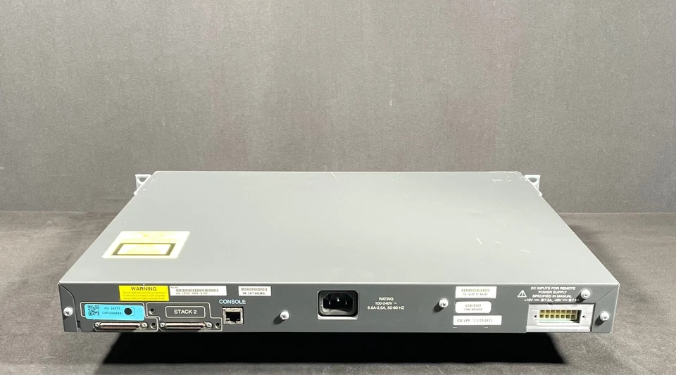 Cisco Catalyst WS-C3750-48PS-S  48 Port PoE Ethernet Switch - Same Day Shipping - Image 3 of 4