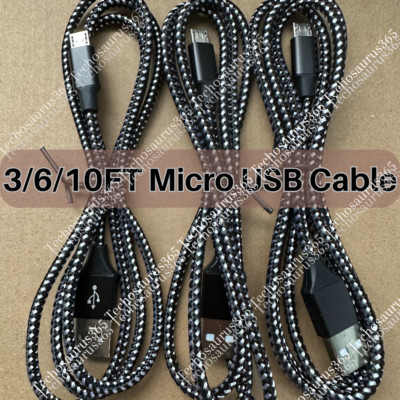 1/3 Pack Micro USB Fast Charging Cable For LG, Motorola, Samsung Android Phones