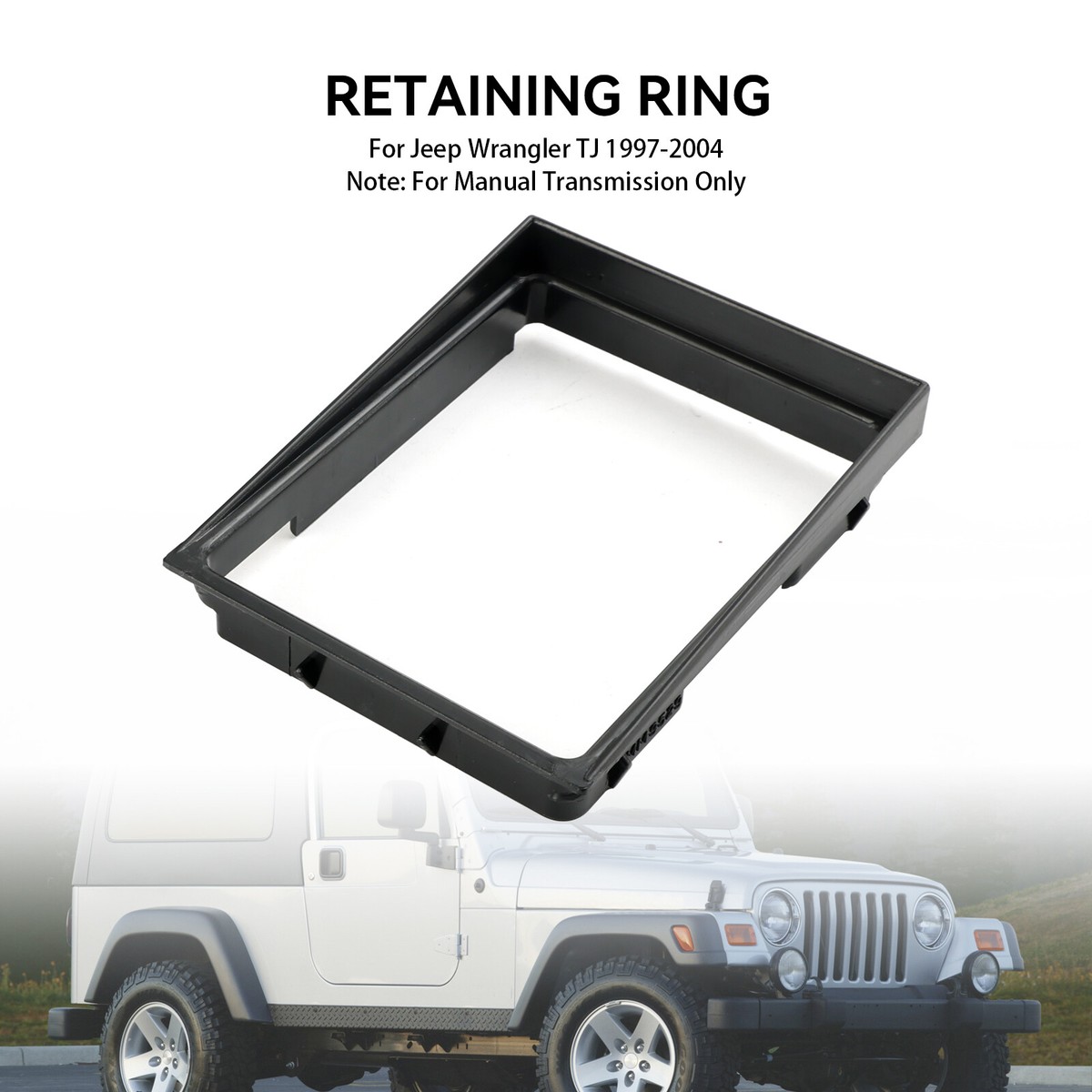 Transmission Shift Boot Bezel Manual Trans Fit Jeep Wrangler TJ