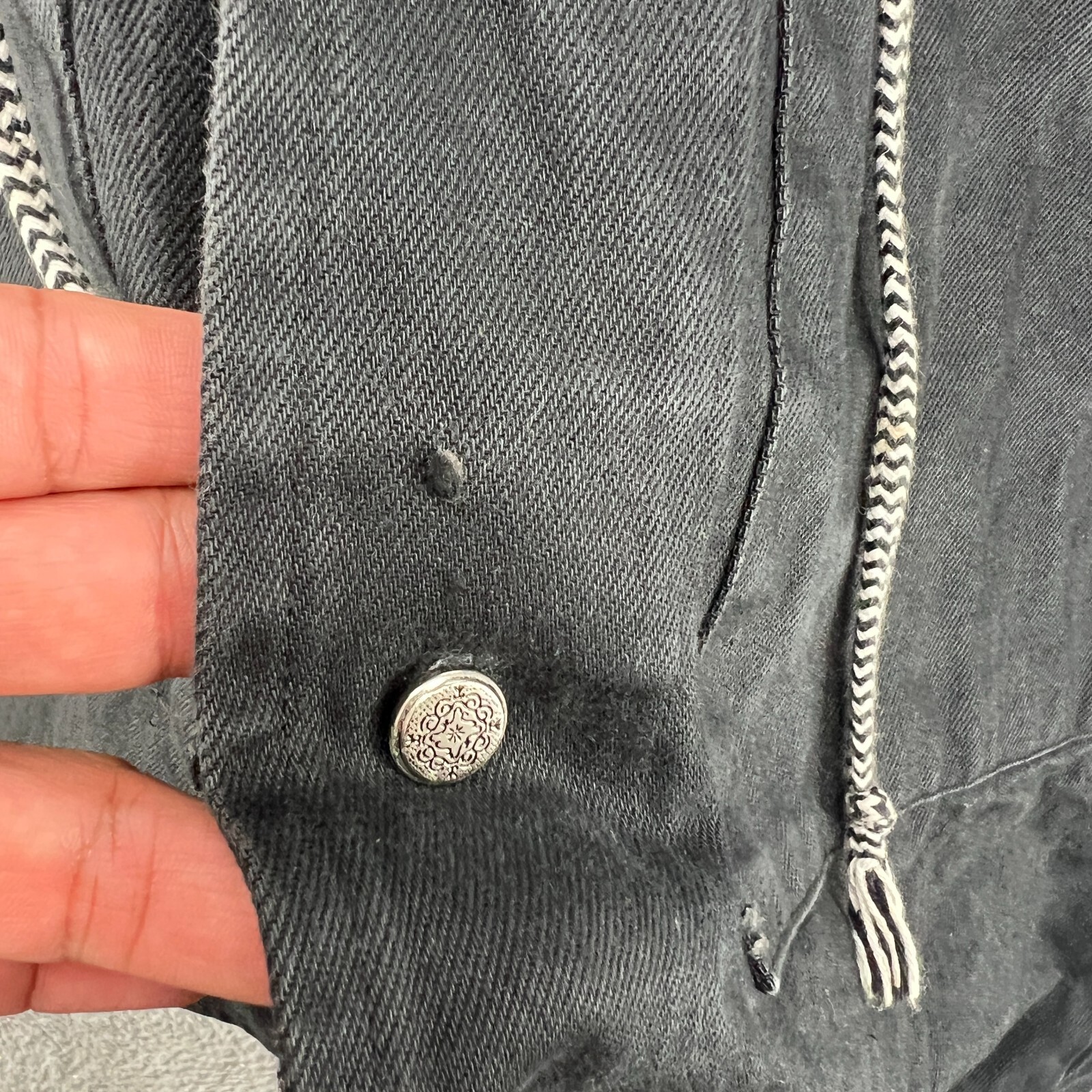 Vintage Malcom X Jacket Mens Extra Large Black Streetwear Canvas Hooded Coat