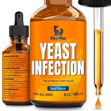 Dog Ear Yeast Infection & Allergy Relief | Natural Supplement for Dogs | 2 Oz