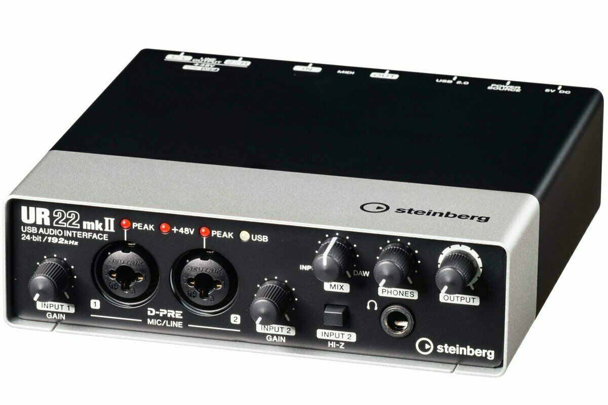flyde over Skur Afsky Yamaha Steinberg UR22MKII 2-Channel USB Interface 24bit/192kH With Tracking  4957812590563 | eBay