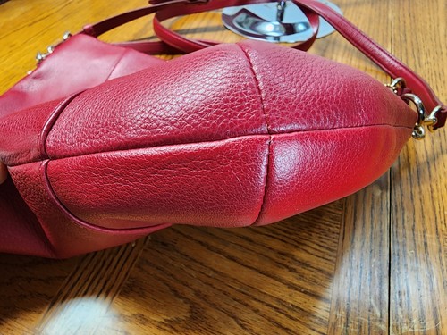 Borsa a tracolla Coach F35809 Isabella donna classica pelle rossa nuova con etichette ($350) - Foto 3 di 12