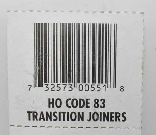 Atlas #551 HO Code 80 to Code 100 Transition Rail Joiner - Pack of 12 - Sealed - Picture 3 of 3