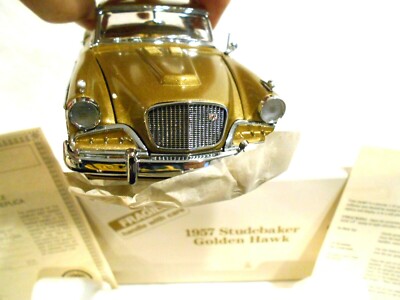 Danbury Mint 1957 Studebaker Golden Hawk Sedan Original Box w