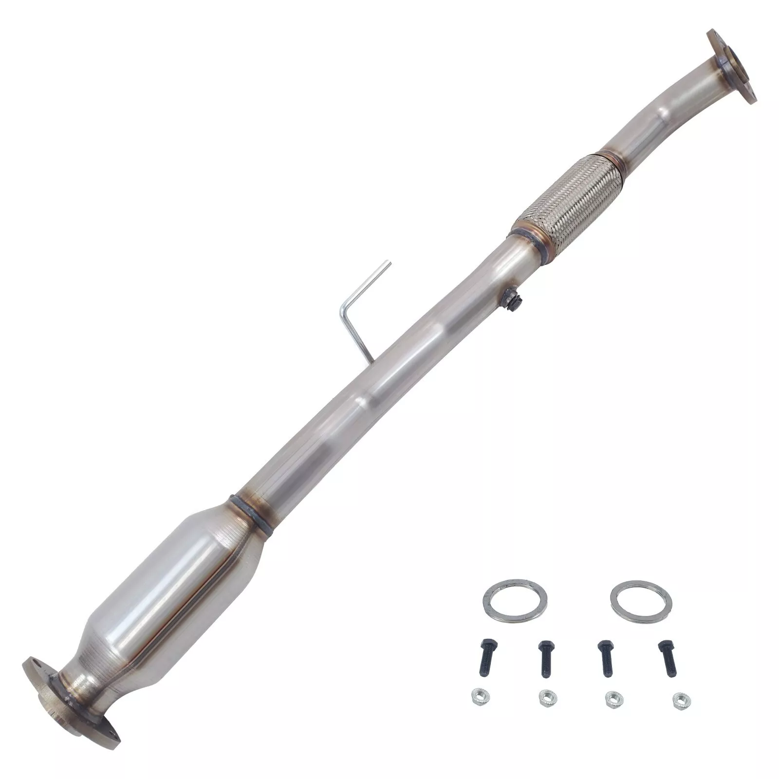 2010-2011 TOYOTA CAMRY 2.5L REAR CATALYTIC CONVERTER WITH FLEX PIPE 2010-2011 TOYOTA CAMRY 2.5L REAR CATALYTIC CONVERTER WITH FLEX PIPE