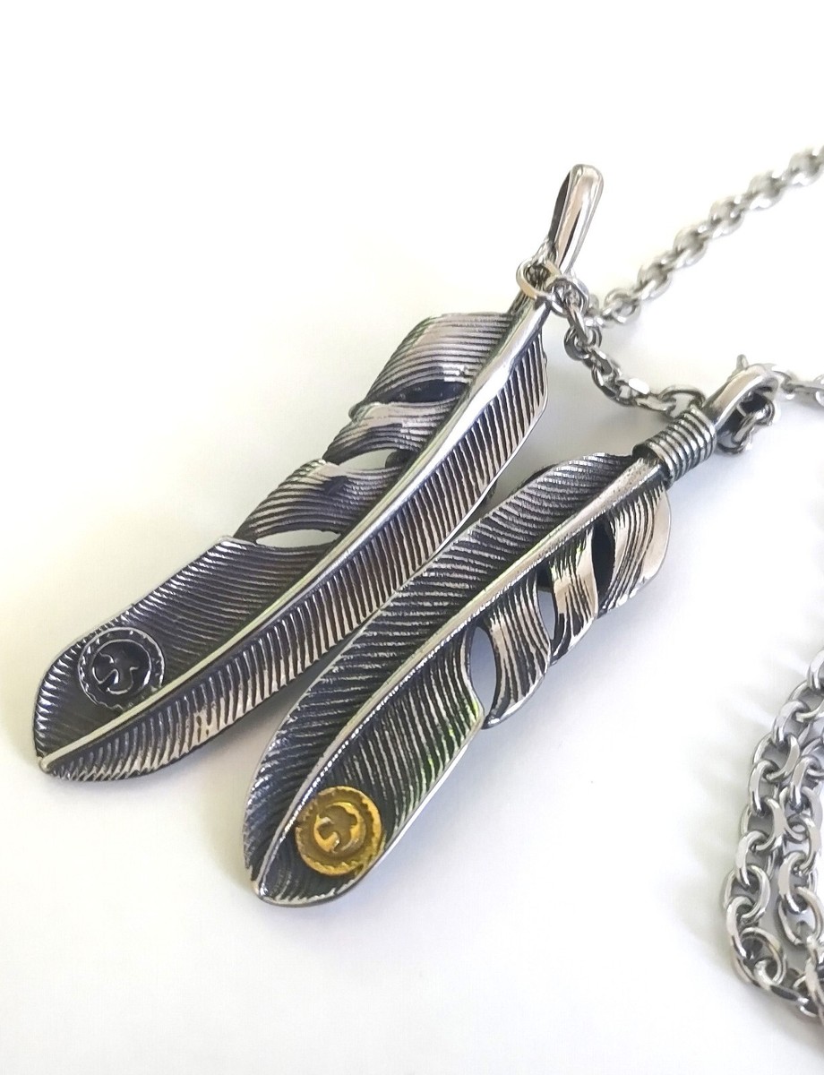 goro's Silver Toe Extra Large Feather Heart Wheel Feather | eBay