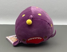NEW Yamani Mocchiizoo Purple Angler Fish Plush Round 1  NWT