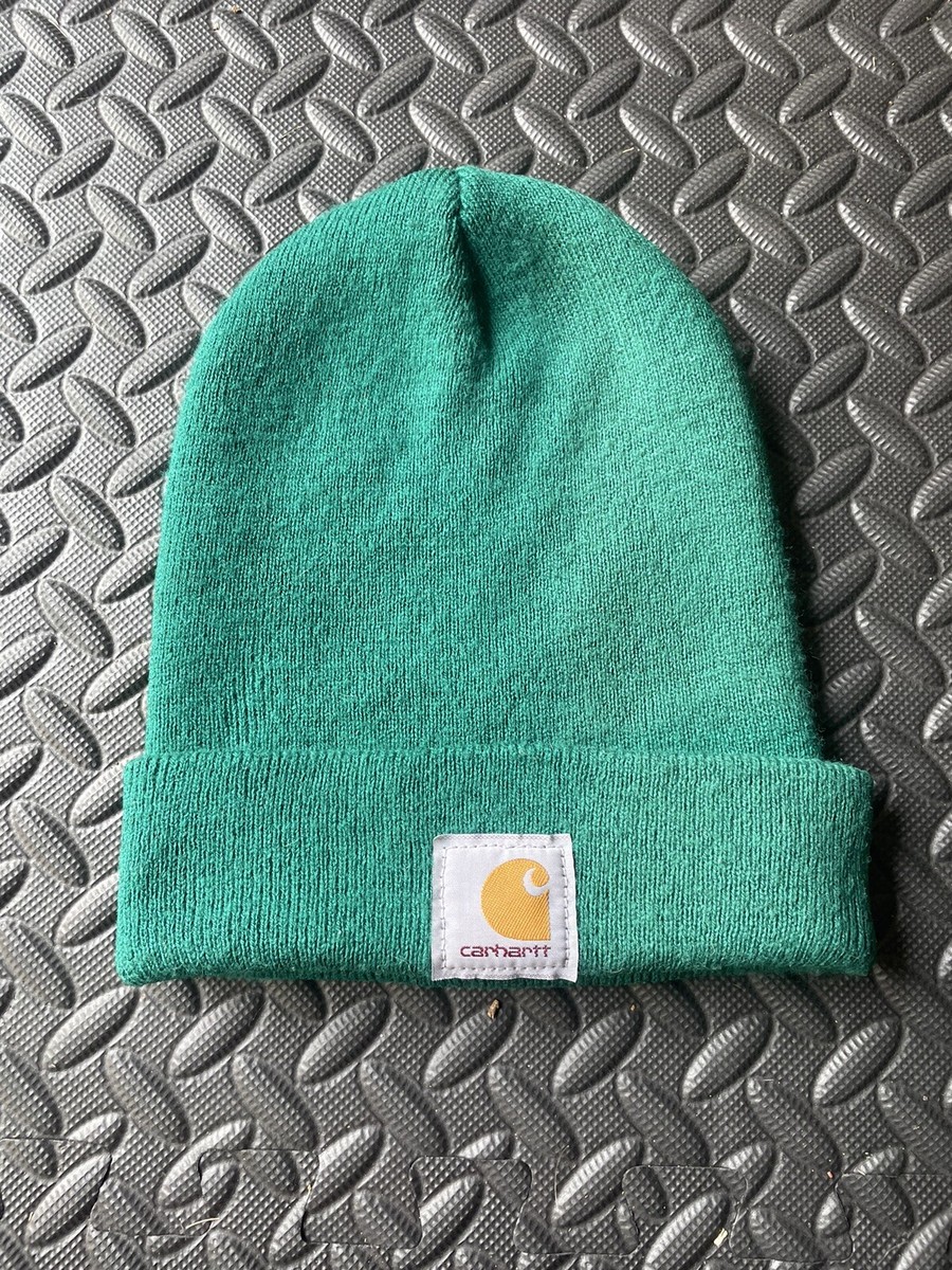 Vintage Carhartt Watch Beanie Hat Work Knit Cap Made In USA One