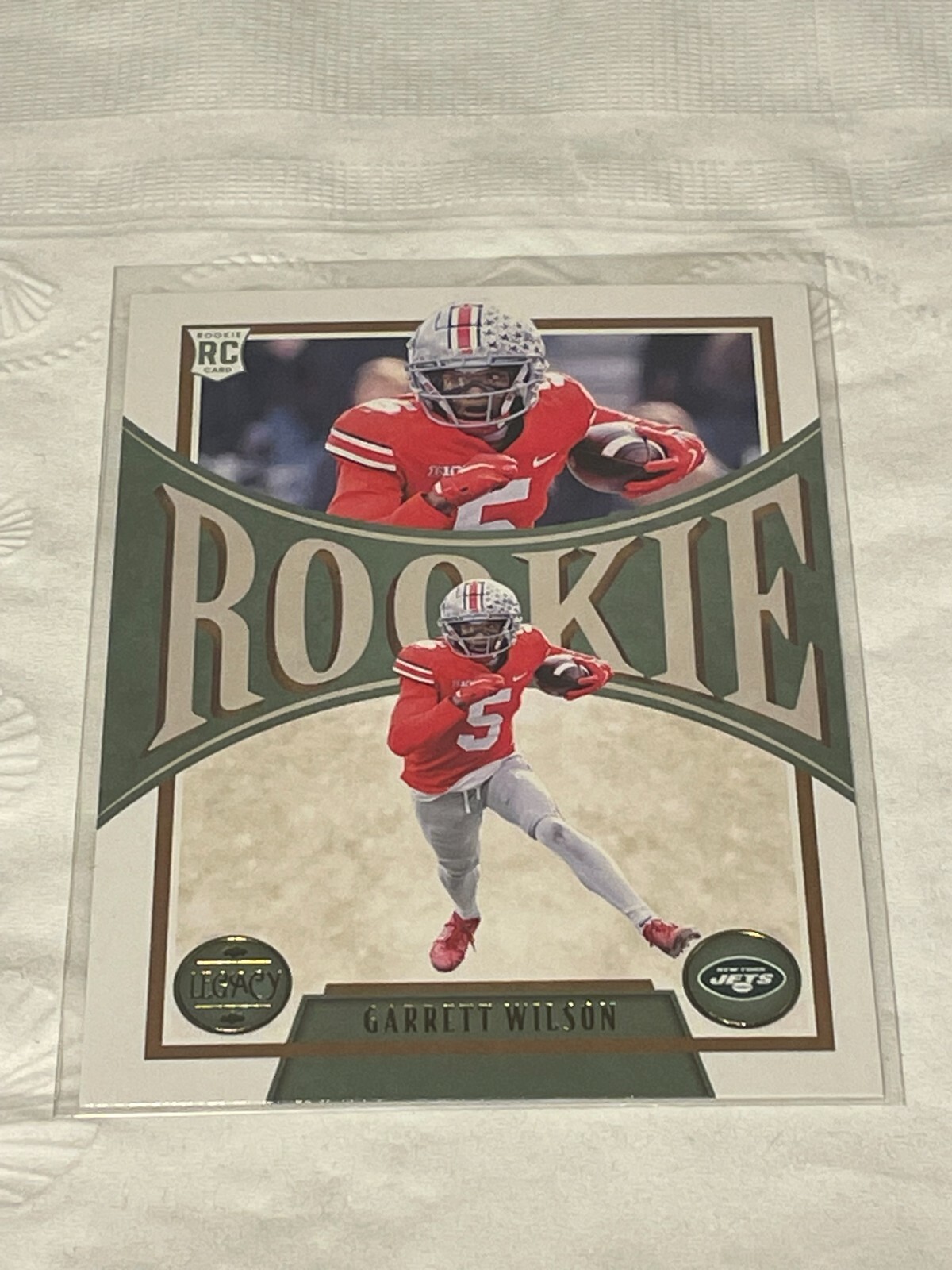2022 Panini Legacy #152 Garrett Wilson New York Jets Rookie RC
