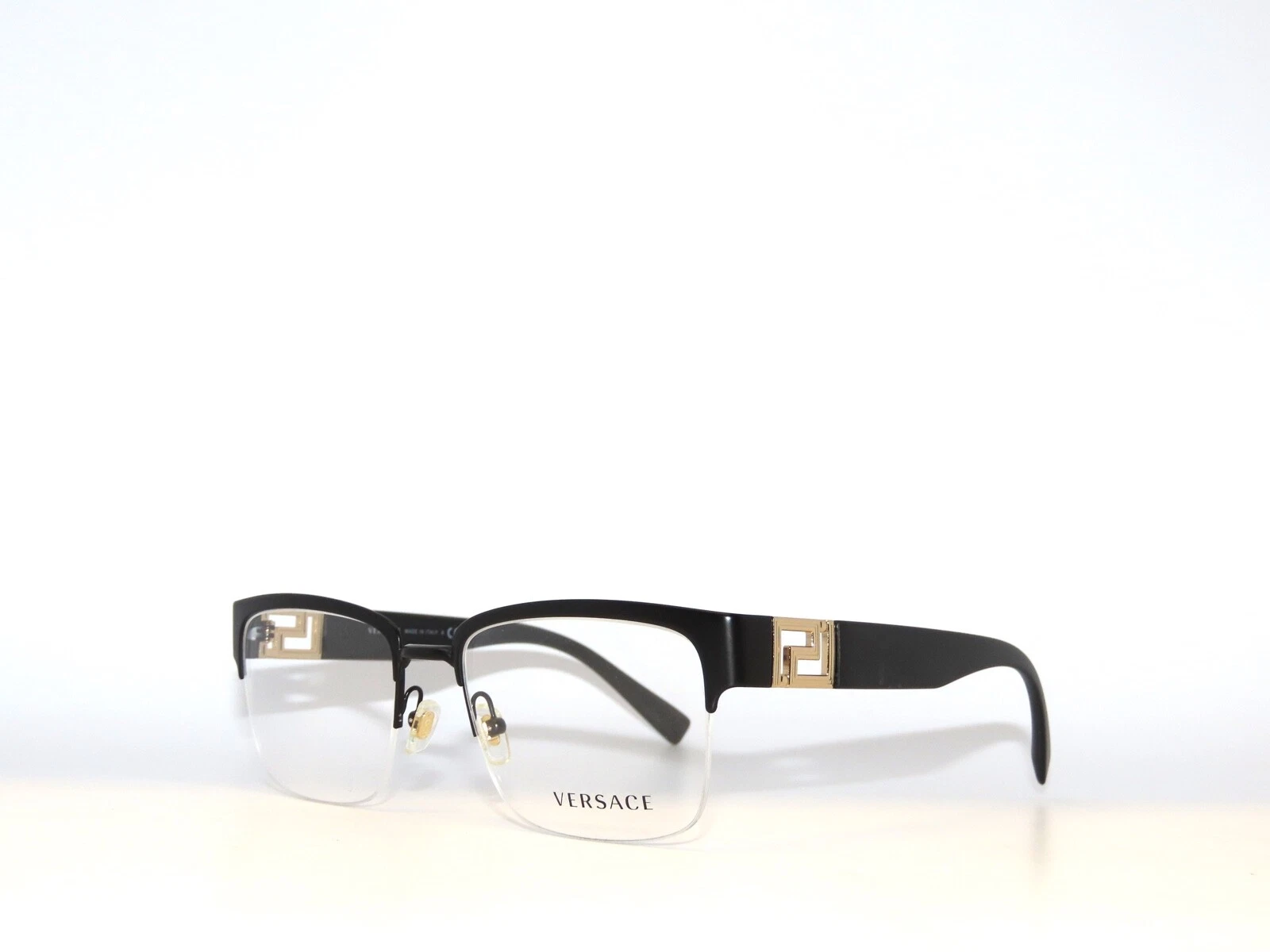 Versace VE1272 1261 54 Matte Black Eyeglasses 1272