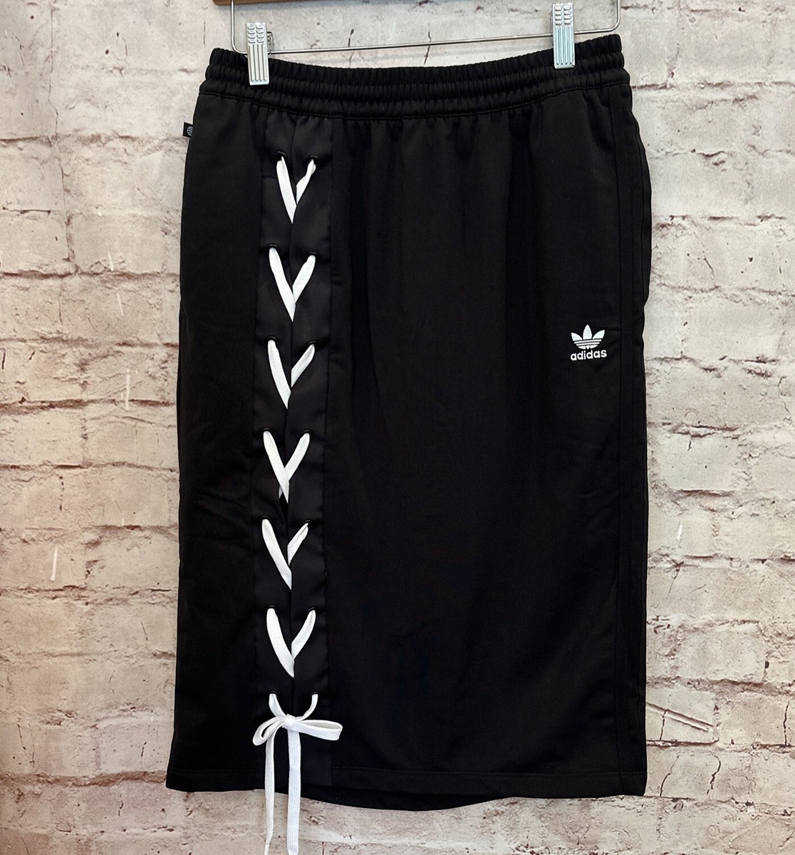 ☆Adidas☆Always Original Laced Skirt Black Adidas Originals Womens S ALWAYS ORIGINAL LACED Lace Up