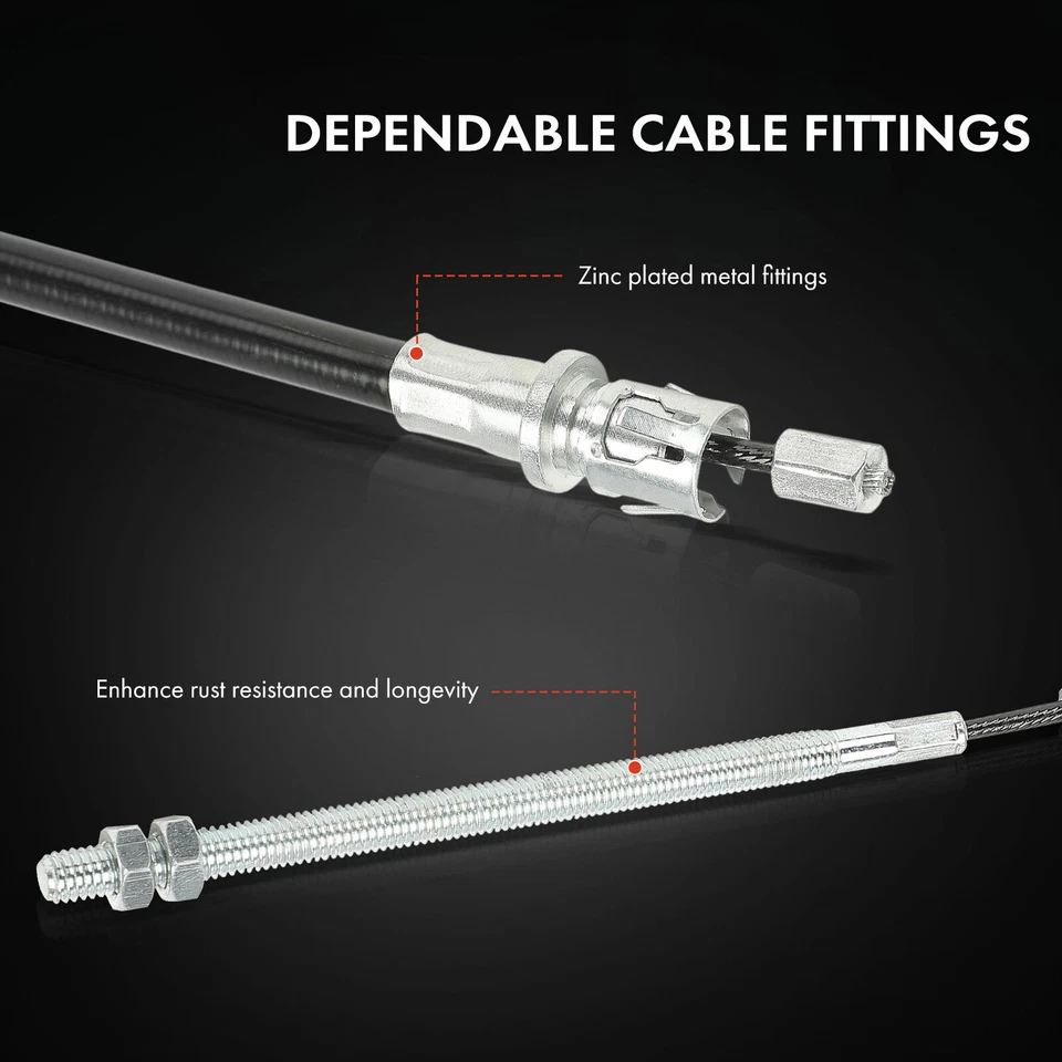 Cable de freno de estacionamiento delantero para Ford Taurus 1996-2007 Mercury Sable 1996-2005 Foto 4 de 4