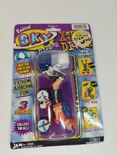 2000 JA-RU Radical Sky Riders Xtreme Divers w/ Parachutes Figure Biker Dude