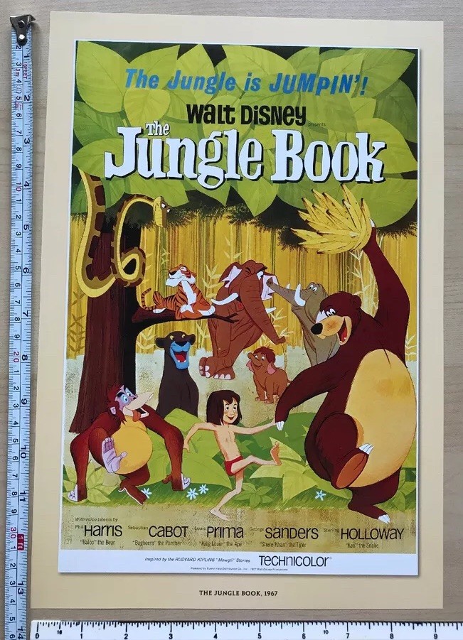 The Jungle Book 1967 Movie Poster 1967 The Jungle Book Reviews