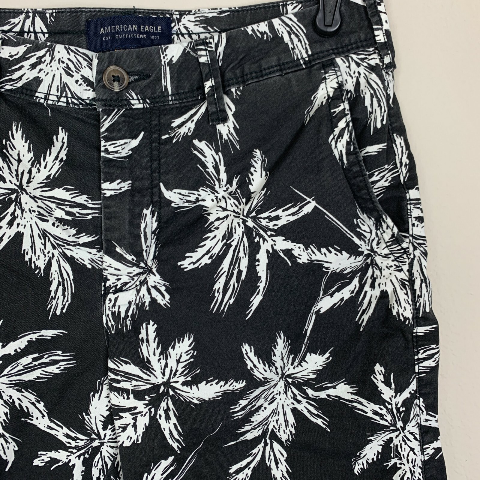 American Eagle Extreme Flex Men’s Palm Tree Shorts Si… Gem
