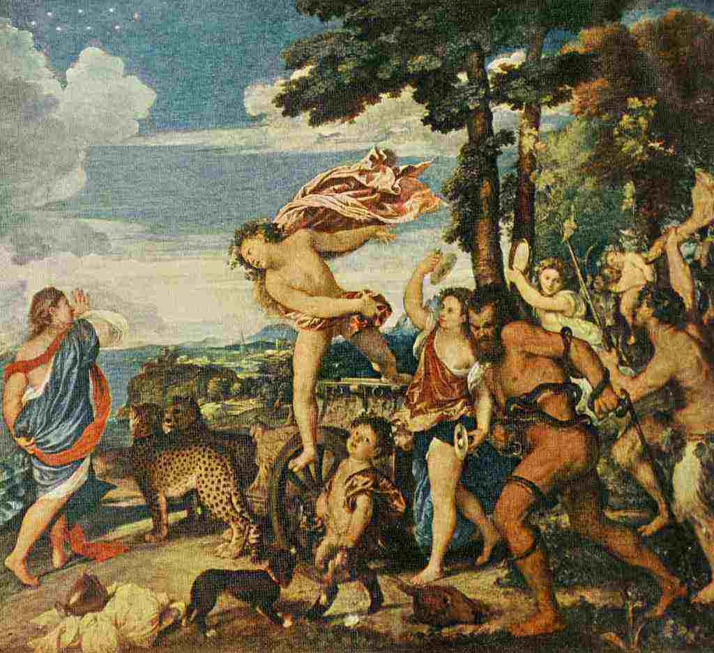 ティツィアーノ、BACCHUS AND ARIADNE、コロタイプ Bacchus and ariadne hi-res stock photography and images - Alamy