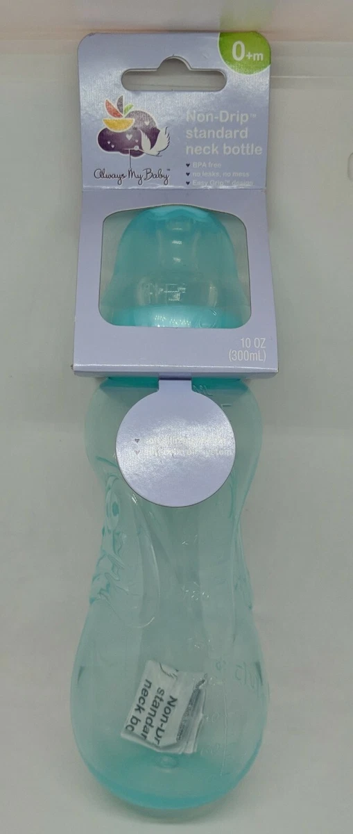 Non Drip Standard neck Bottle Easy Grip Design Soft Silicone Nipple Baby Bottle