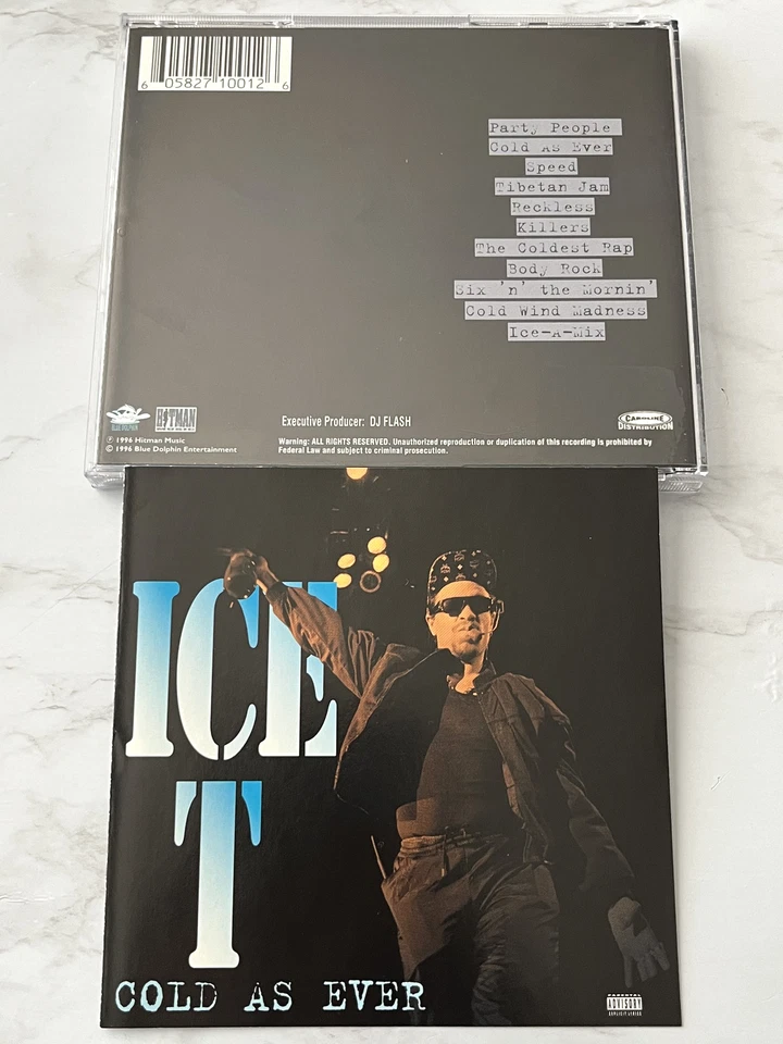 Ice-T Cold As Ever CD ORIGINAL 1996 Hitman Music BDR 1001 Body Count RARE! OOP! Foto 4 de 4